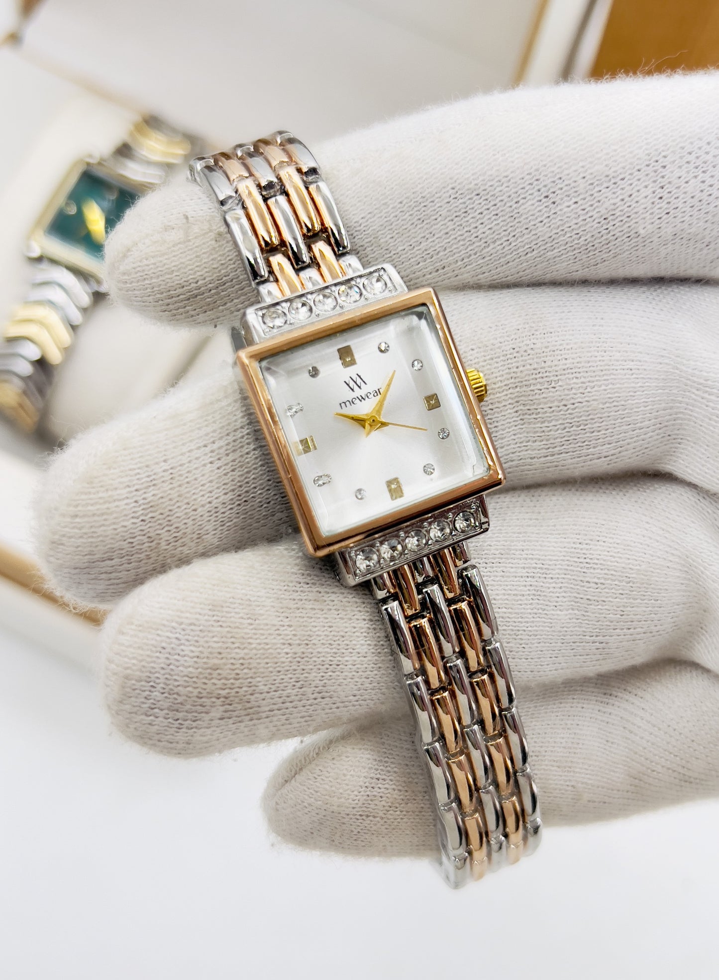 Branded Ladies Watches - White Dial - V-012