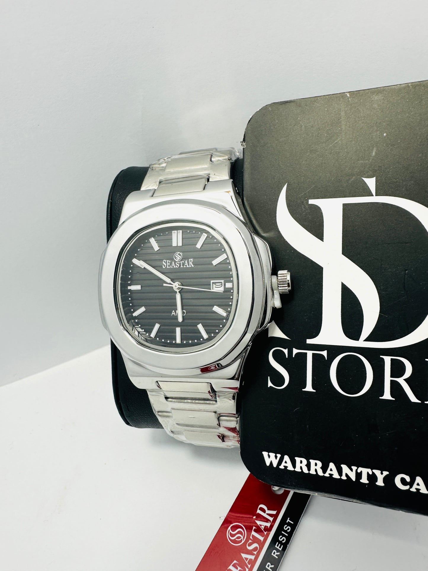 Seastar Original Watch for Men's - Black Silver