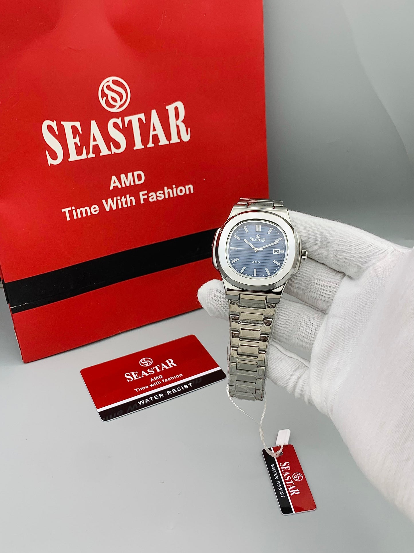 Seastar Original Watch for Men's - Blue Silver