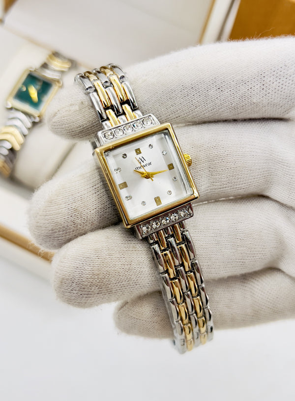 Branded Ladies Watches - White Dial - V-013