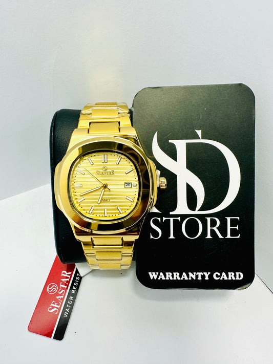 Seastar Original Watch for Men's - Golden