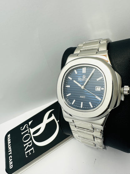 Seastar Original Watch for Men's - Blue Silver