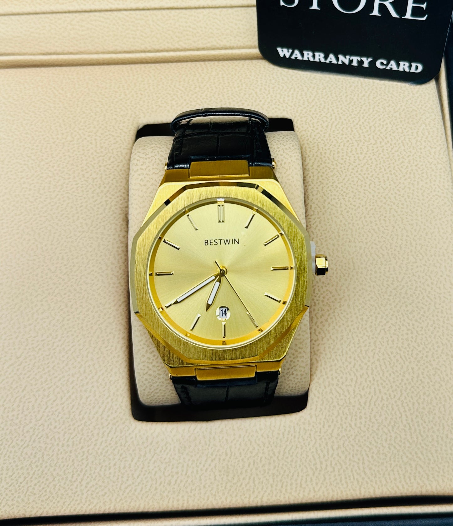 Bestwin Original Watch for Men's - Golden