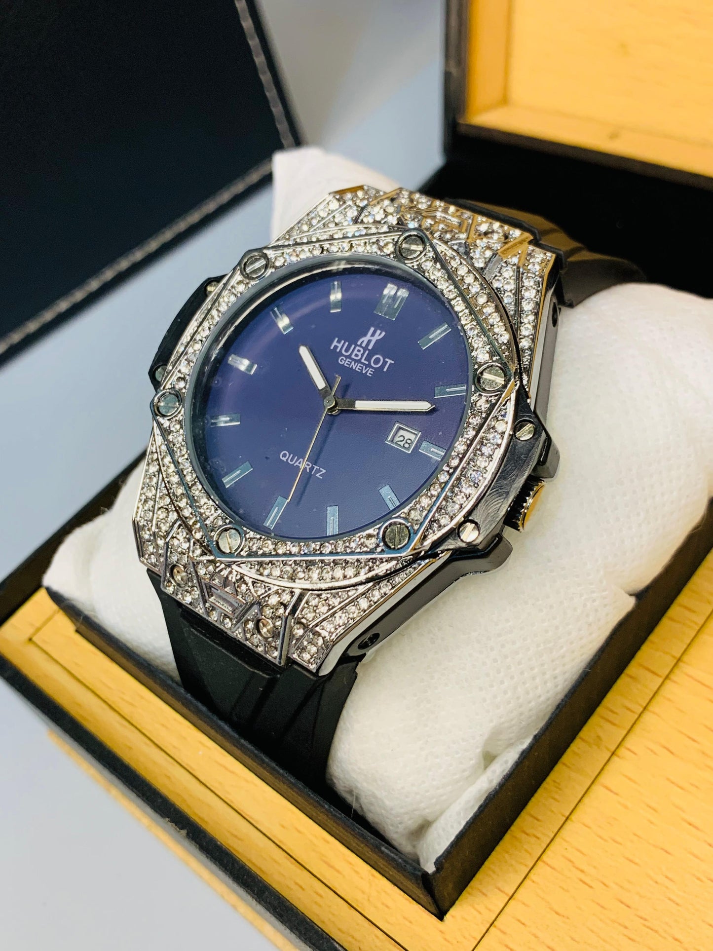 New Edition! Daimond Dial Watch for Men's