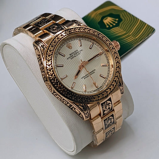 Men's Rosegold Watches - Rlx Engraving Edition
