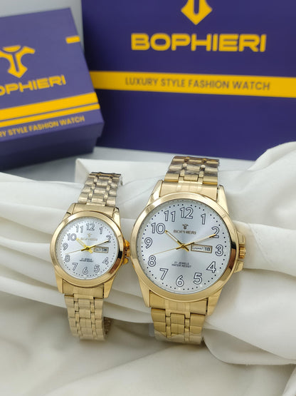Bophieri Couple Watches - Original Watches - Rosegold, White