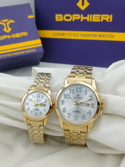 Bophieri Couple Watches - Original Watches - Rosegold, White
