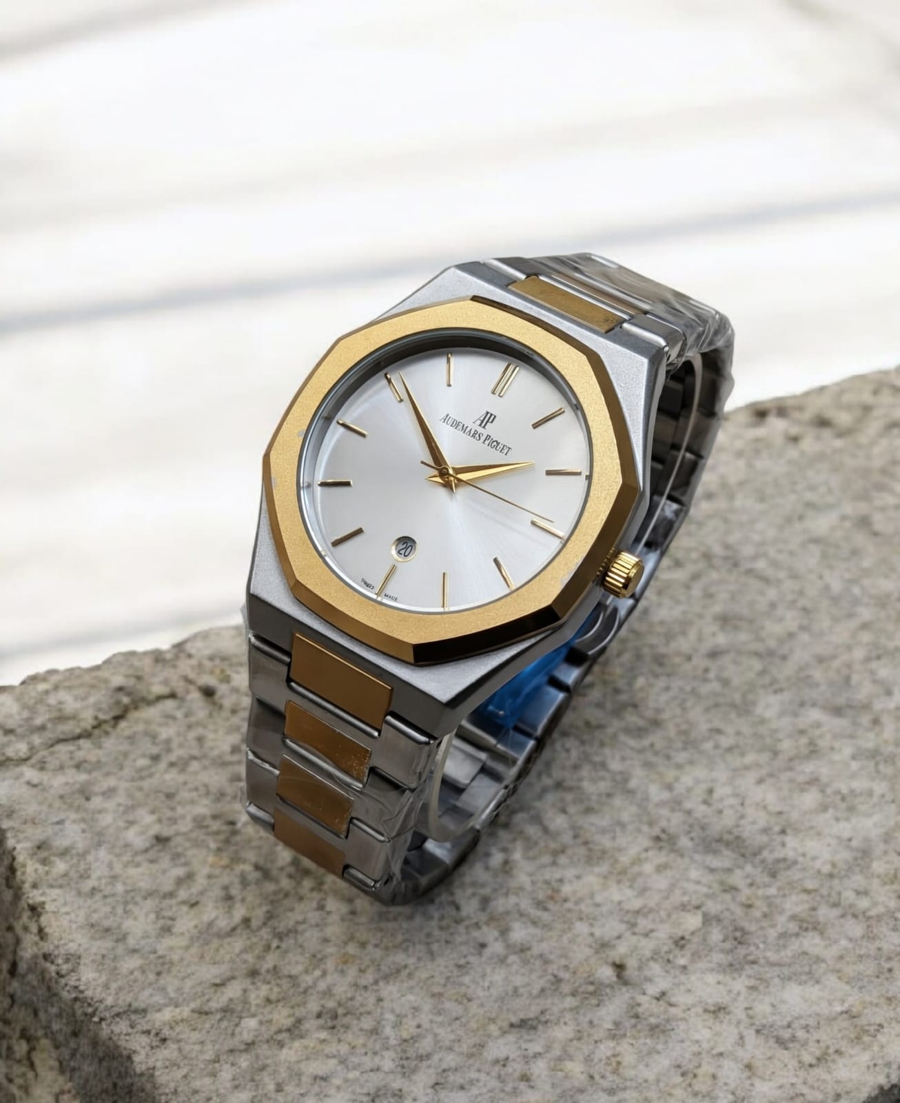 AP Mens Branded Watch - White Dial