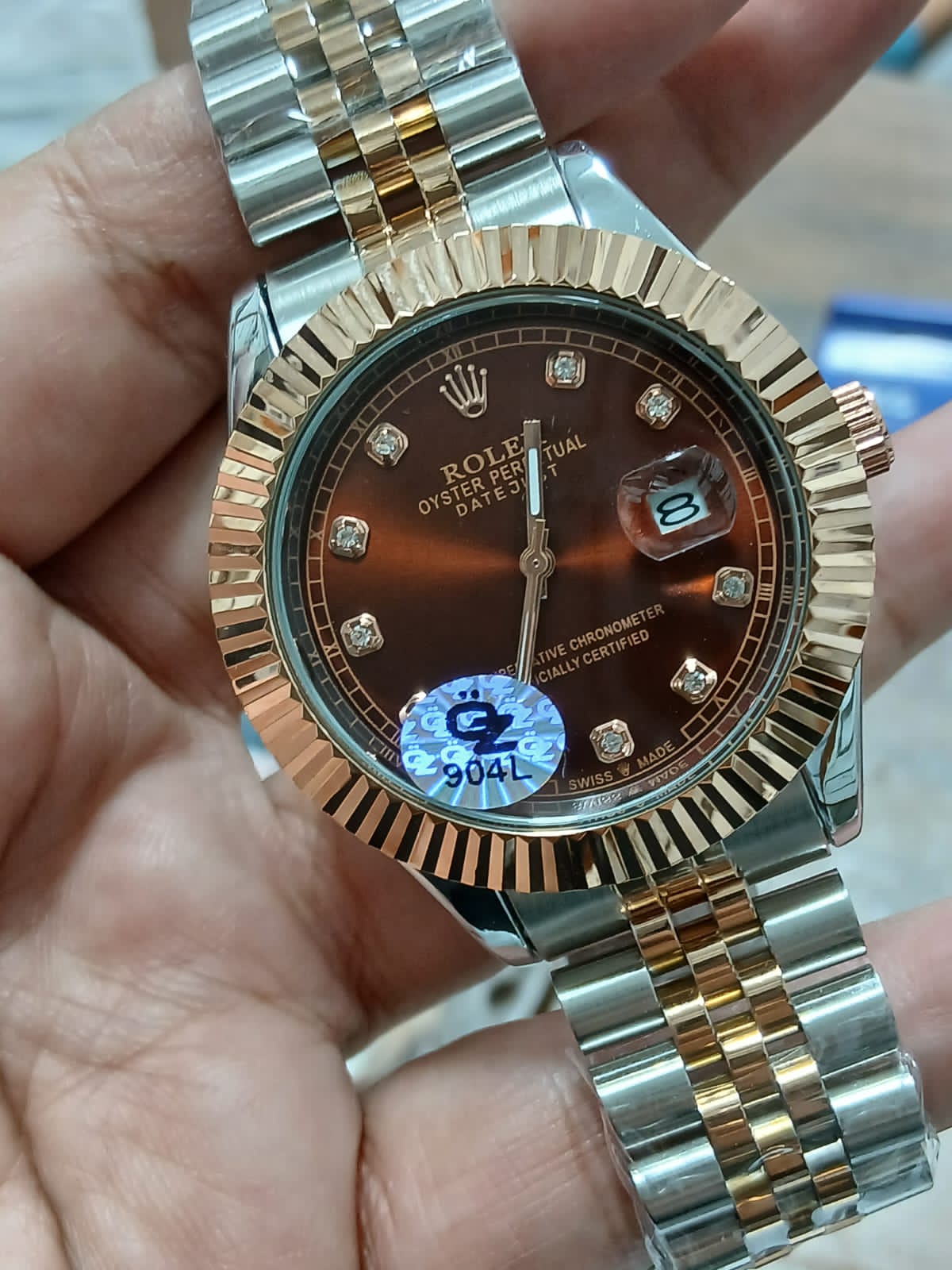 Date Just Semi Automatic Men's Watch