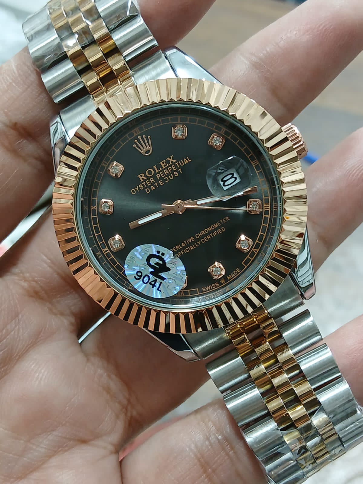 Date Just Semi Automatic Men's Watch