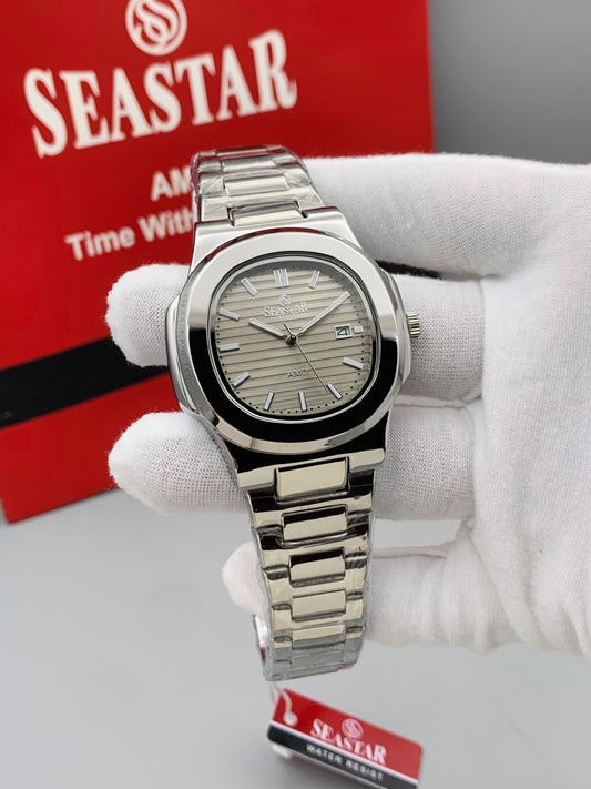 Seastar Original Watch for Men's - Gray Silver