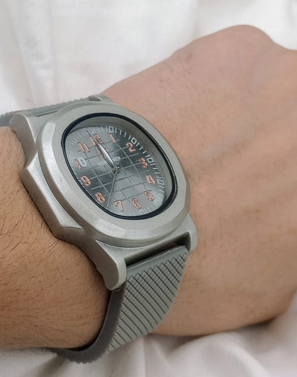 Men's Fortuner Gray Watch with Steel Bracelet