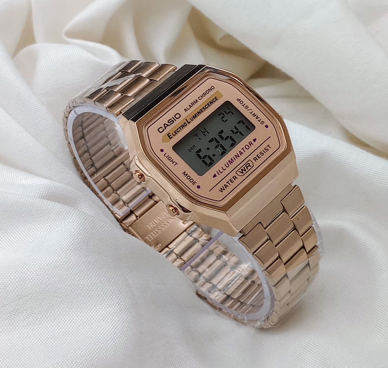 Casio Vintage Unisex RoseGold Colour Watch