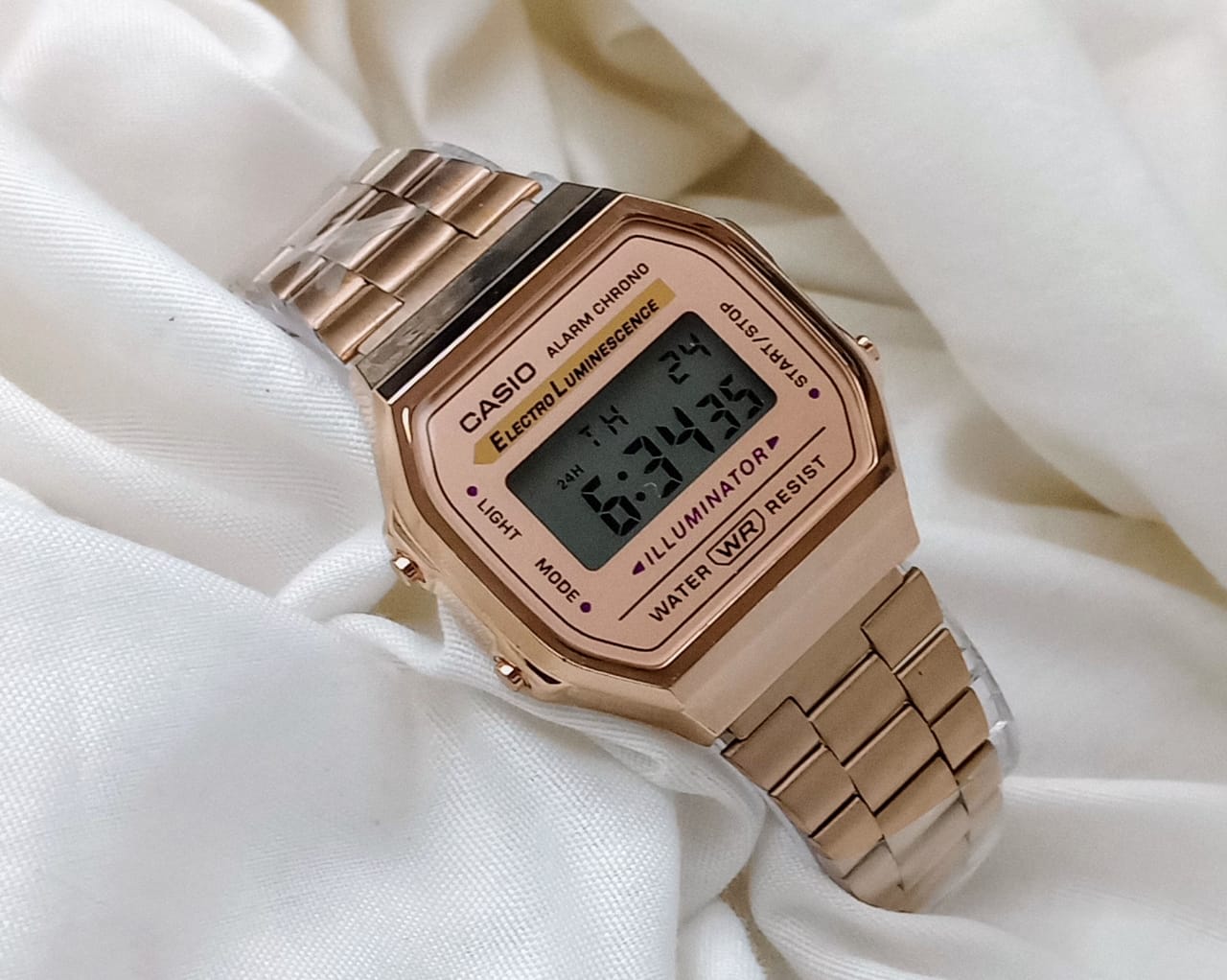 Casio Vintage Unisex RoseGold Colour Watch