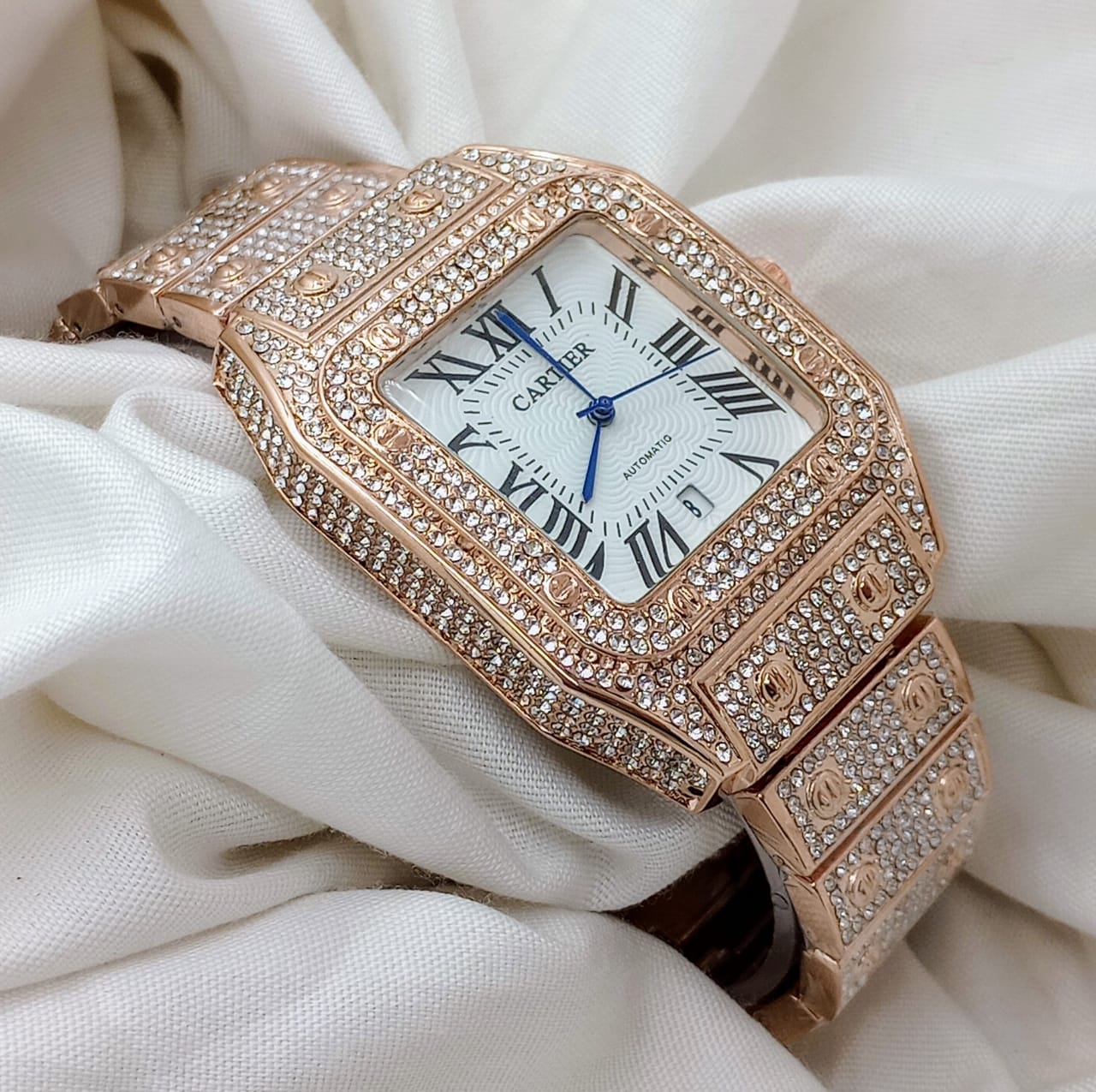 Branded Diamond Watch For Men's