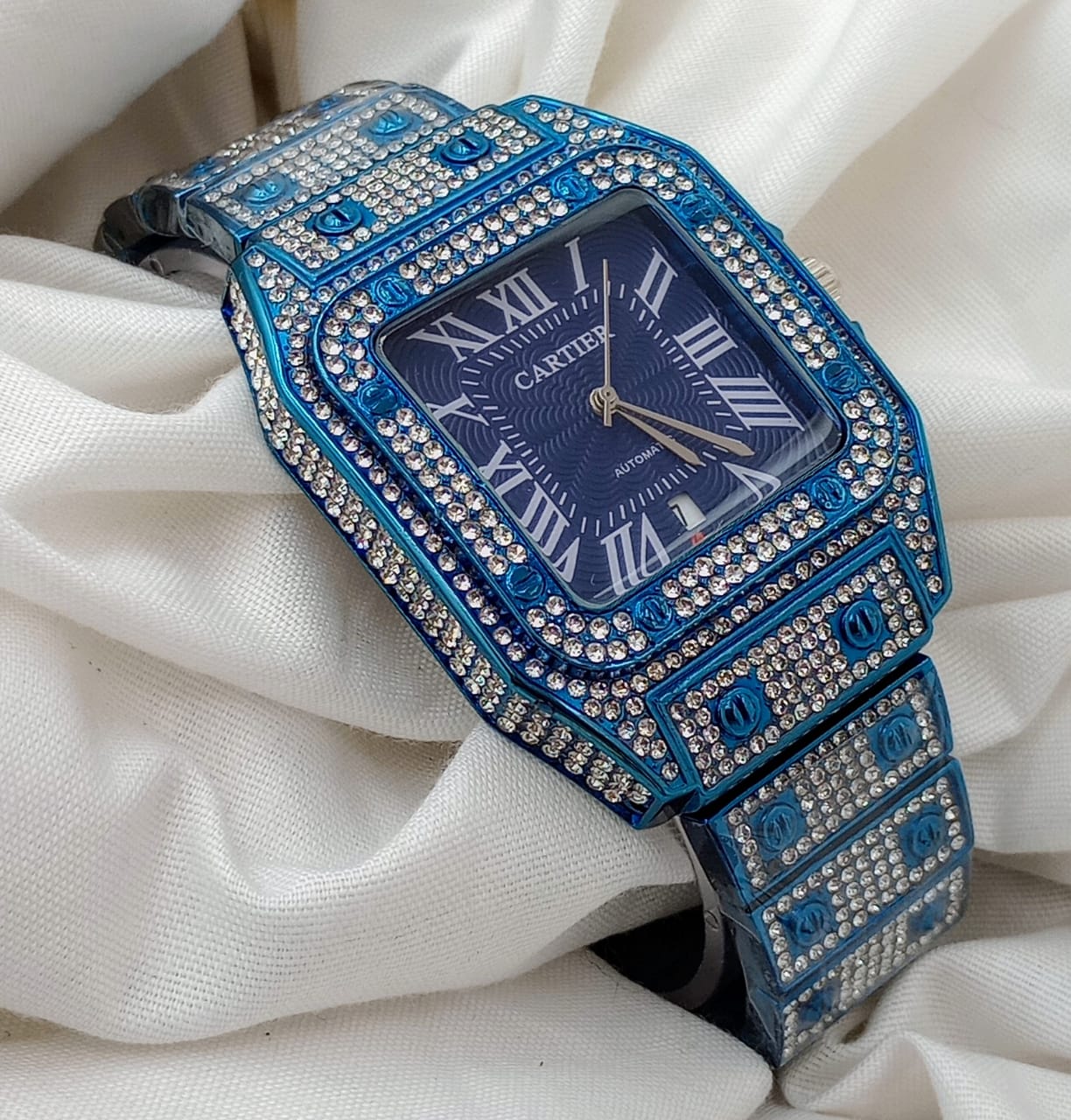 Branded Diamond Watch For Men's