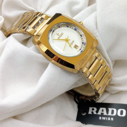 Branded Men's Wrist Watch - Full Golden Latest Edition