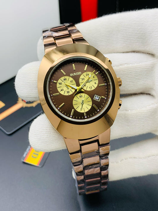 Classic Brown Watch for Men's - Waterproof